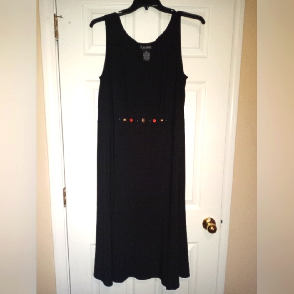 K Woman Black Sleeveless Dress Size 18W